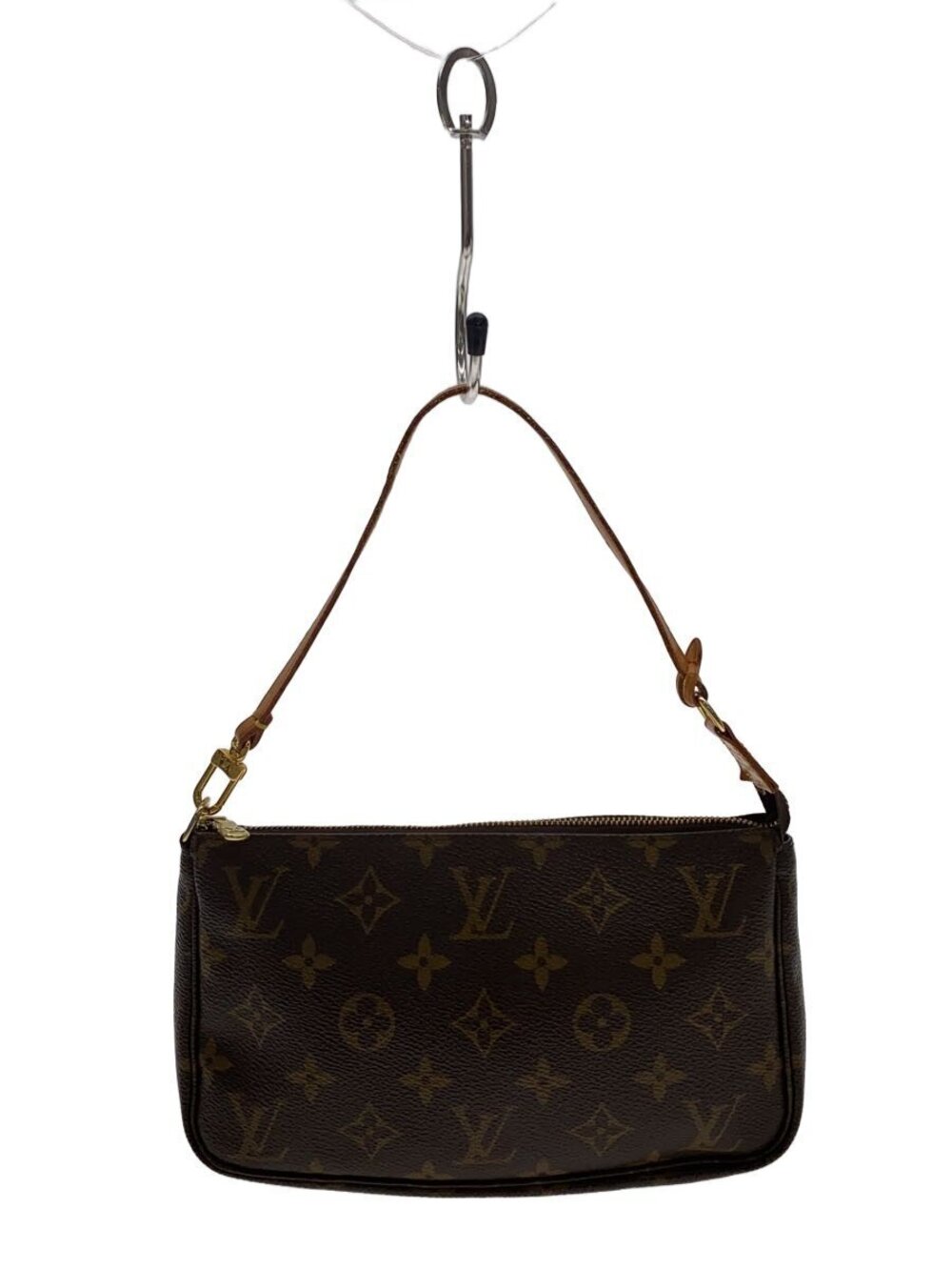 LOUIS VUITTON Pochette Accessoires Monogram Canvas Brown All over